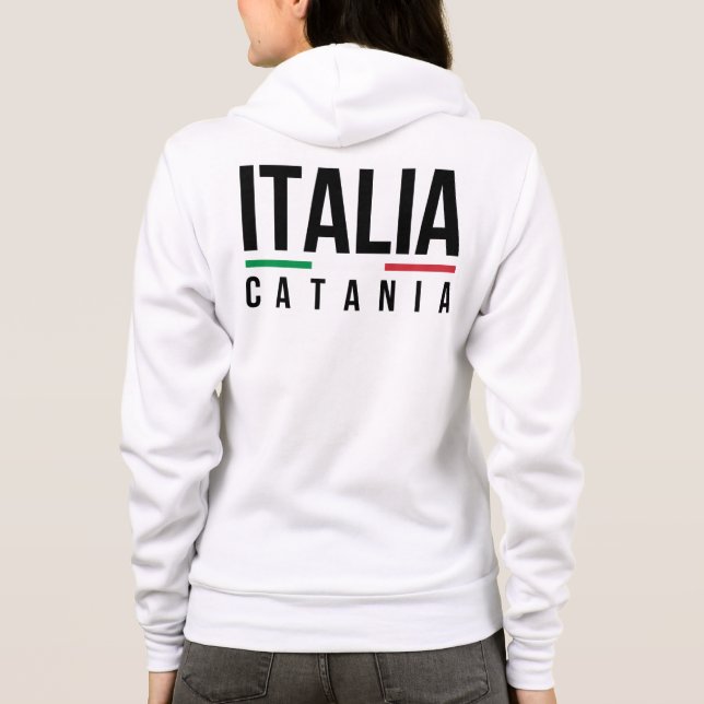 Catania Italia Hoodie (Rückseite)