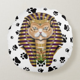 CATankhaMEOW Rundes Kissen