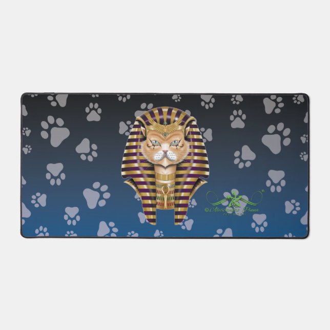 CATankhaMEOW Schreibtischunterlage (Vorderseite)