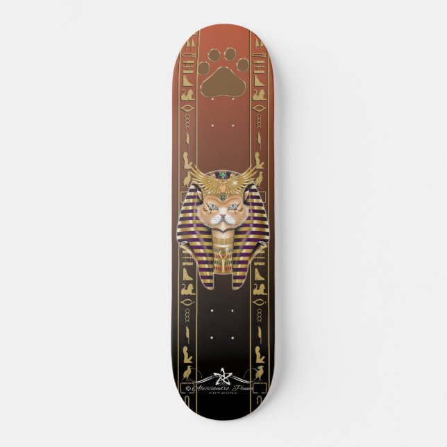 CATankhaMEOW Skateboard (Vorderseite)