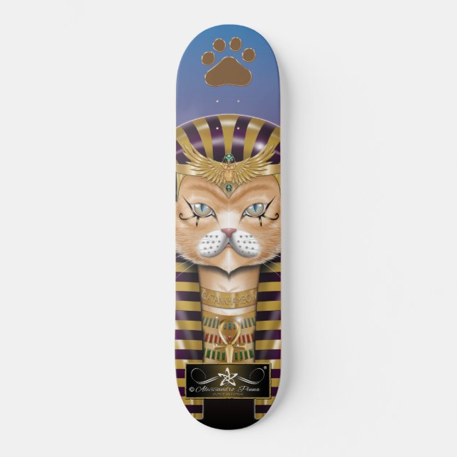 CATankhaMEOW Skateboard (Vorderseite)