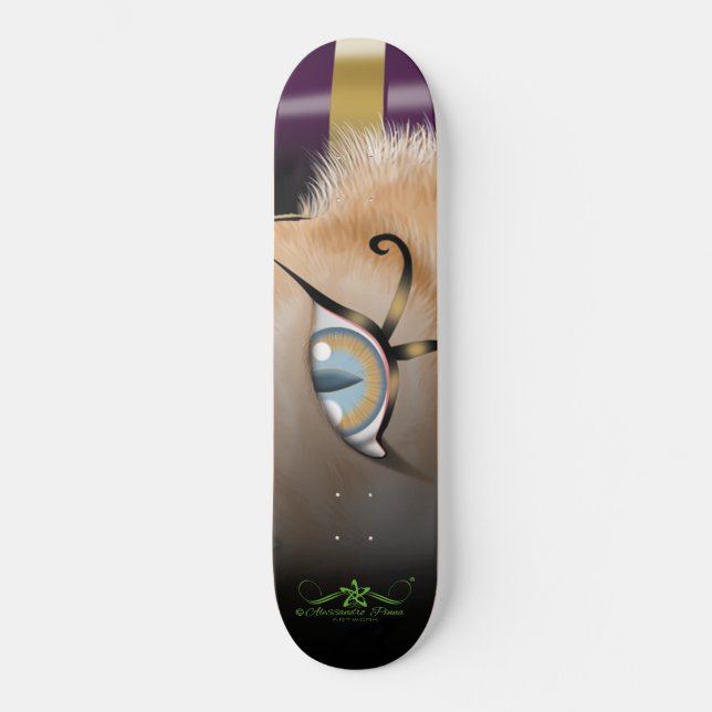 CATankhaMEOW Skateboard (Vorderseite)