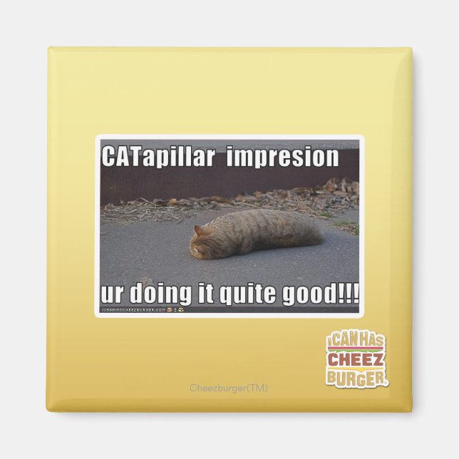 CATapillar Magnet (Vorne)