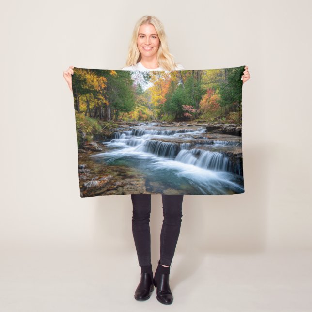 Cataract Falls in den USA Fleecedecke (Beispiel)