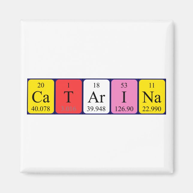 Catarina Periodenmagnet Magnet (Vorne)