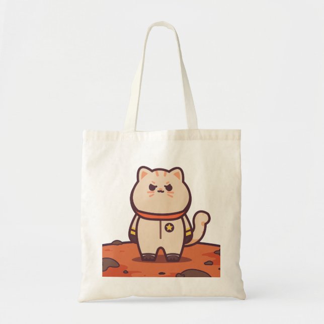Cataventure cosmique : Sac fourre-tout de chat ast (Devant)