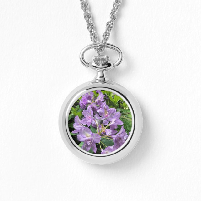 Catawbiense Boursault Rhododendrons, Oregon Armbanduhr (Vorderseite)