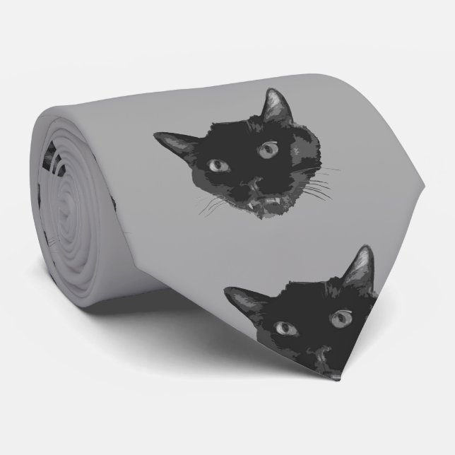 Catbus Krawatte - ganz über Druck (Gerollt)