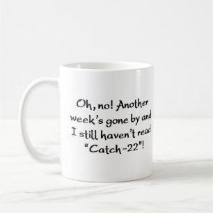"catch-22" nicht gelesen kaffeetasse