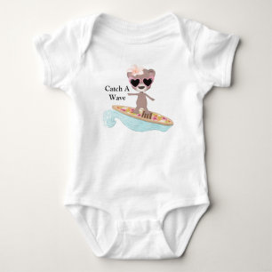 Catch A Wave Surfer Baby Strampler
