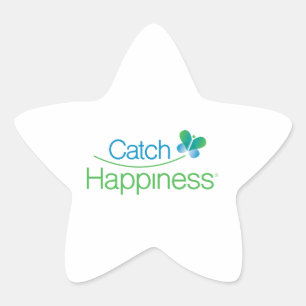 Catch Happiness® Aufkleber, um die Welle zu starte Stern-Aufkleber