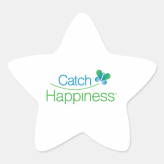 Catch Happiness® Aufkleber, um die Welle zu starte Stern-Aufkleber
