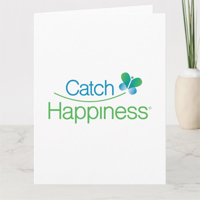 Catch Happiness® Card ~ Blank Inside  Karte (Vorderseite)