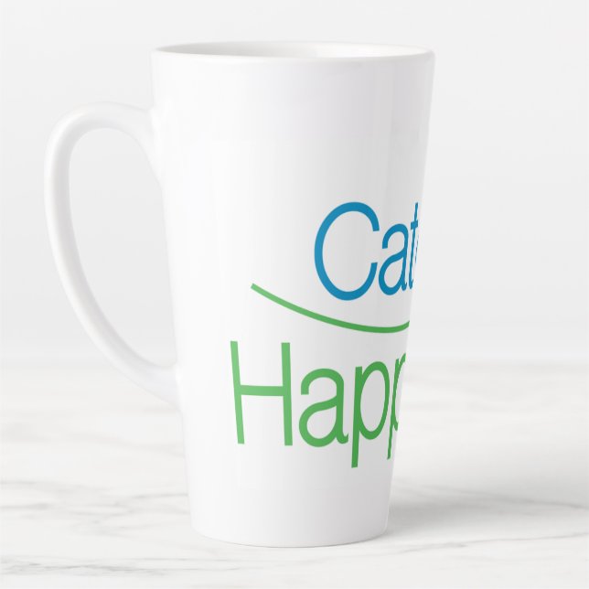 Catch Happiness in your moments! Milchtasse (Links)