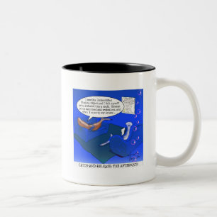 Catch-Release-Cartoon Zweifarbige Tasse