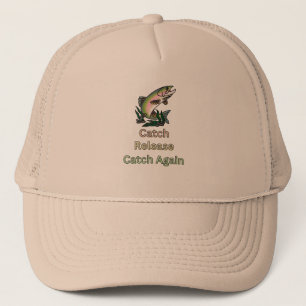 Catch Release Catch nochmal. Outdoorsmen, Sportler Truckerkappe