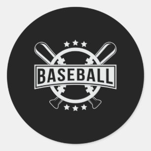 Catcher Baseball Sportboot Pitcher Funny Geschenk Runder Aufkleber