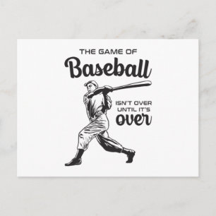 Catcher Baseball Sports Pitcher Funny Gift Idee Postkarte