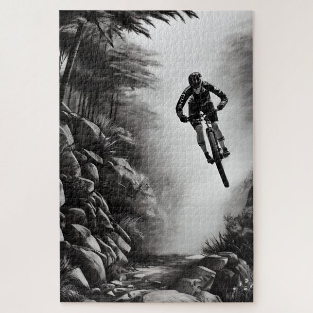 Catching Air - Mountain Bike Digitale Bleistiftski (Vertikal)