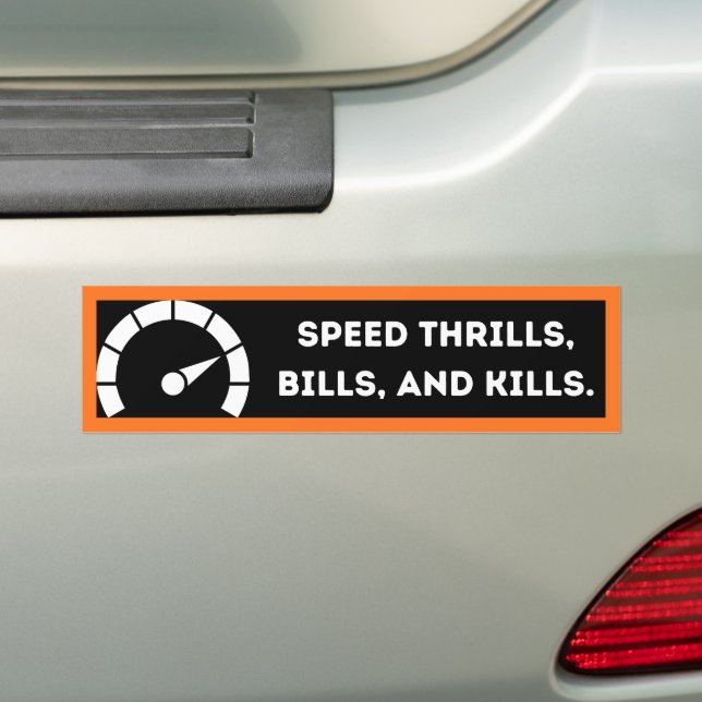 Catchy Black Classic Speed Safety Autoaufkleber (Auf Auto)