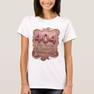 Catchy Gold DIESE PERSON IST GEGENWÄRTIG NICHT VER T-Shirt