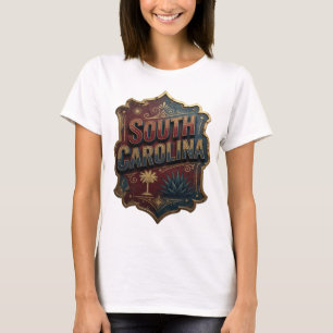 Catchy Gold SOUTH CAROLINA Custom T-Shirt