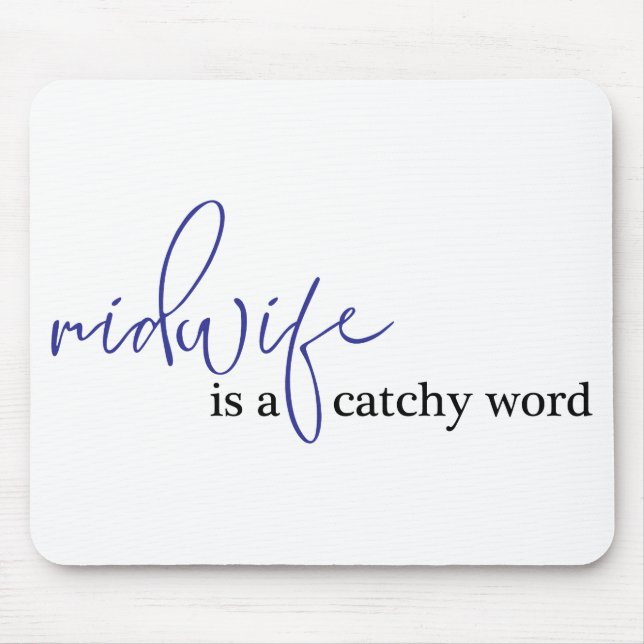 Catchy WOrd Mousepad (Vorne)