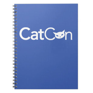CatCon gewundenes Notizbuch Notizblock