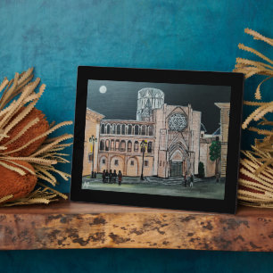 Catedral de Santa María Gemälde von Alfred Fox Fotoplatte