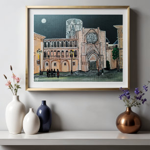 Catedral de Santa María Malerei von Alfred Fox Leinwanddruck