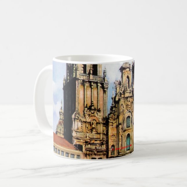 Catedral de Santiago de Compostela Kaffeetasse (Vorderseite Links)