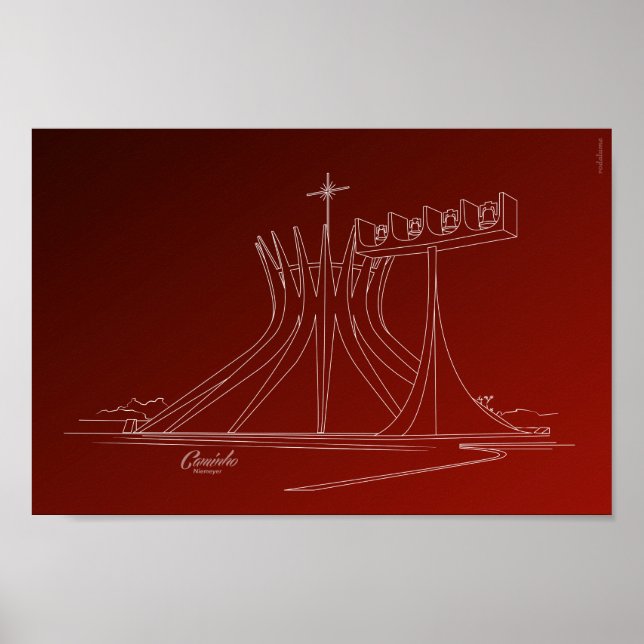 Catedral Metropolitana de Brasília Poster (Vorne)