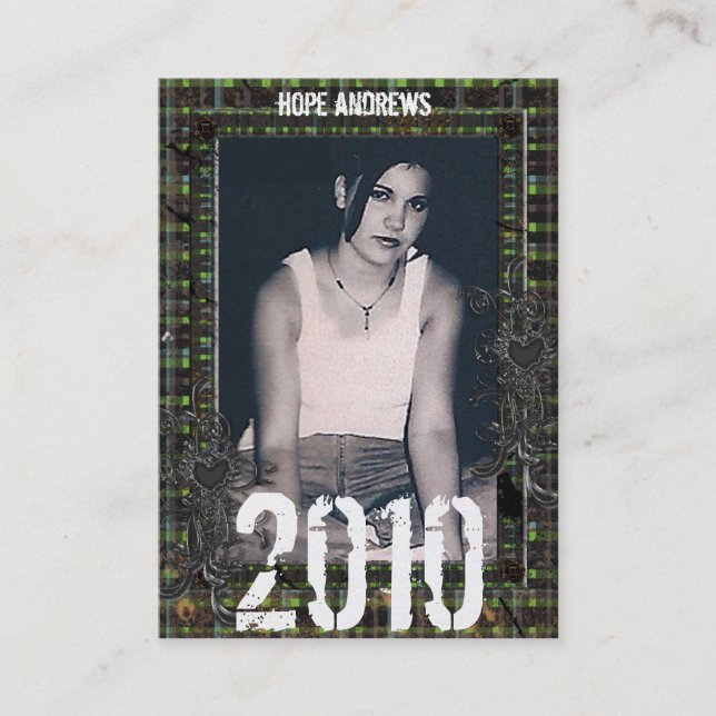 Catégorie de cartes supérieures Inscrivez l'année  (Devant)