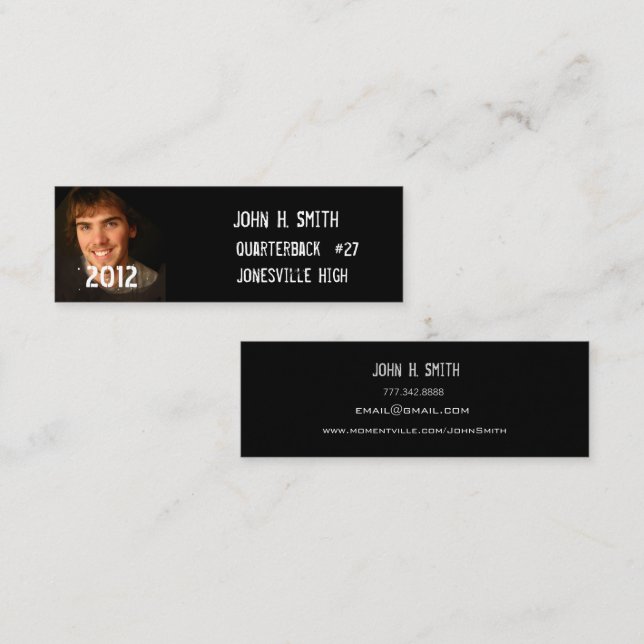 Catégorie de diplômés de 2012 Invitation et cadeau (Devant / Derrière)