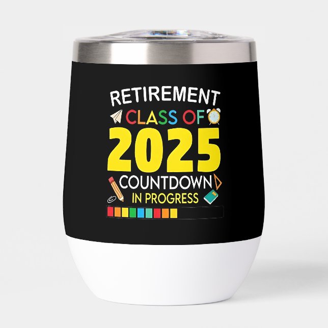Catégorie de retraite du compte à rebours 2025 en  (Avant)