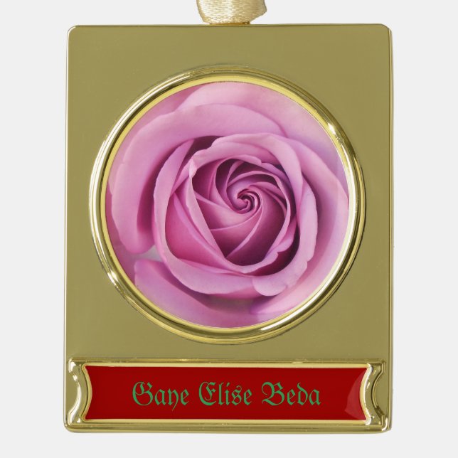 Catejne Banner-Ornament Gold (Vorderseite)