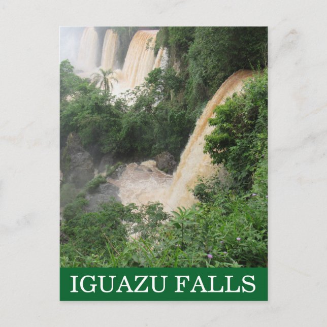 Cateratas iguazu Dschungel Postkarte (Vorderseite)