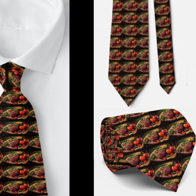 Caterer Steak House Restaurant Waitty Neckties Krawatte (Von Creator hochgeladen)