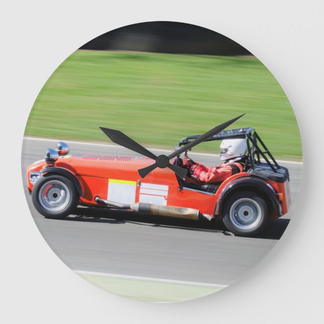 Caterham-Uhr Große Wanduhr (Vorderseite)