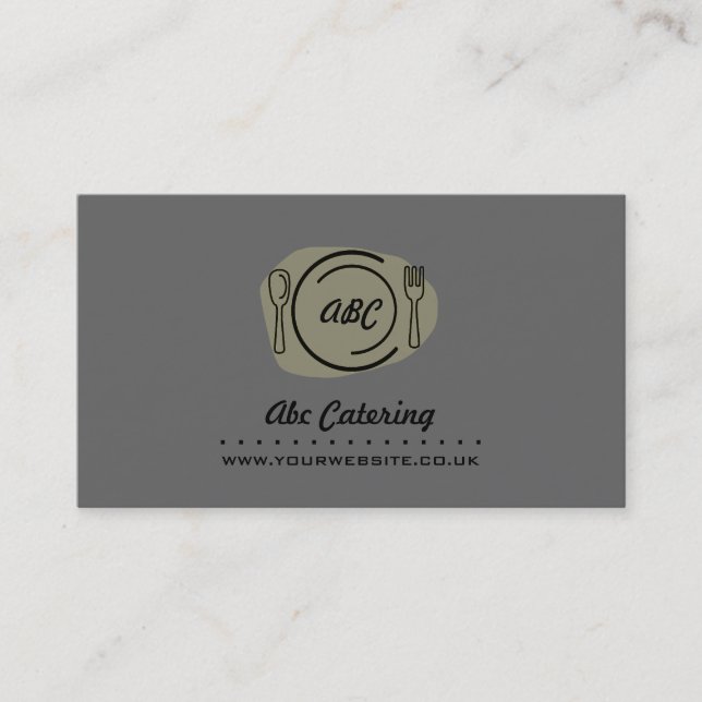 Catering Business Card v4 Visitenkarte (Vorderseite)