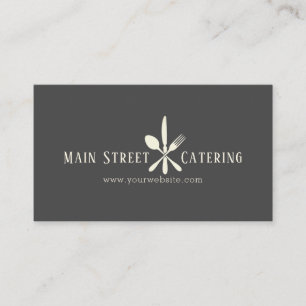 Catering Company Beruflich Koch Visitenkarte