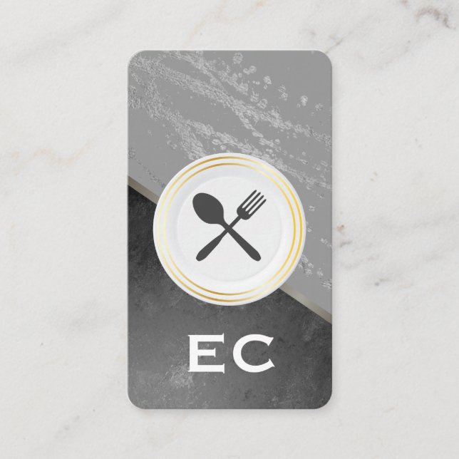 Catering Events Restaurant Visitenkarte (Vorderseite)