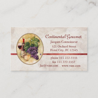 Catering-Geschäft Visitenkarte