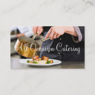 Catering Koch Wedding Planner Food Restaurant Visitenkarte