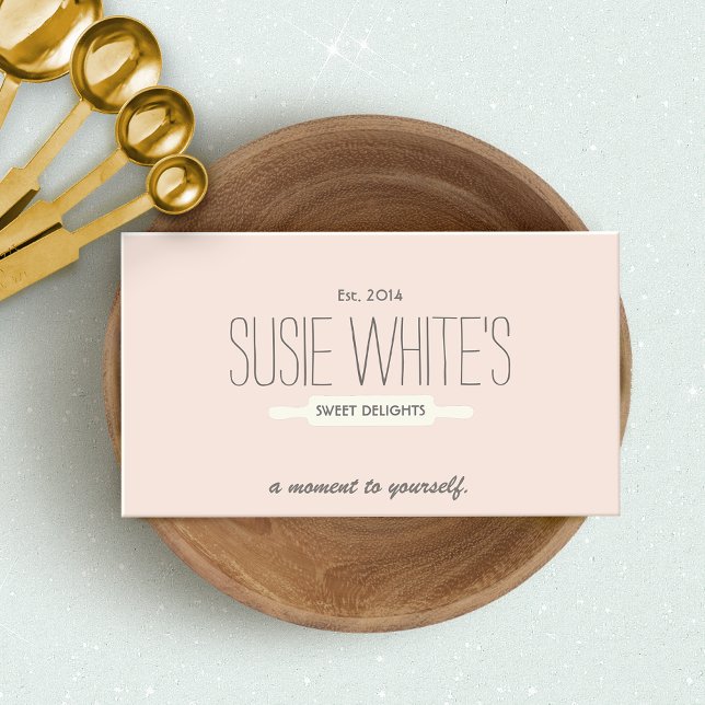 Catering Konditorei Koch Rolling Button Niedlich R Visitenkarte (Von Creator hochgeladen)