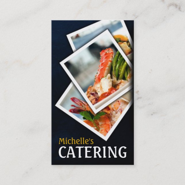 Catering, Küche, Restaurant, Koch, Visitenkarte (Vorderseite)