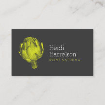 Catering-Logo auf der Druckseite des Artichoke-Bil