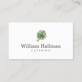 Catering-Logo für die Druckbildschirmseite des Art Visitenkarte