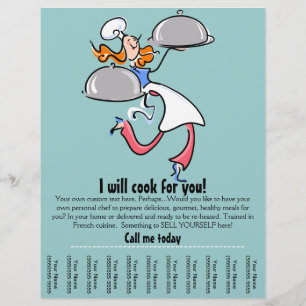 Catering oder Persönlicher Koch Flyer