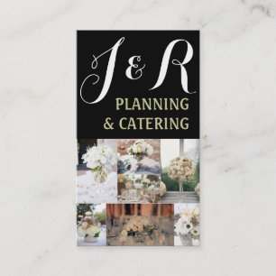 Catering Party Hochzeitsplaner Restaurant Visitenkarte